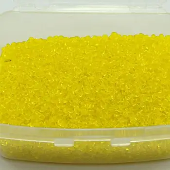 5000 kom./ pak. Prozirno Žute Staklene perle 2 mm (10/0) + kutija za skladištenje