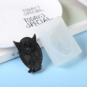 DIY Obrt Anđeo Predložak Crystal Epoksida Kalup 3D Stereo Sapun Silikonska Forma