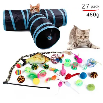 Igračke za kućne mačke perle u obliku miša sklopivi mačka je mačka, kao što su tuneli funny funny štapići model mačke i ribe