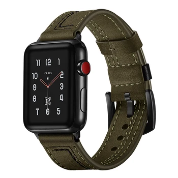 Najnoviji Remen za sat od prave kože 7 lLne za Apple Watch Series 1 2 3 4 Uzicom Za Ručni sat iWatch 38 mm 42 mm 40 mm 44 mm